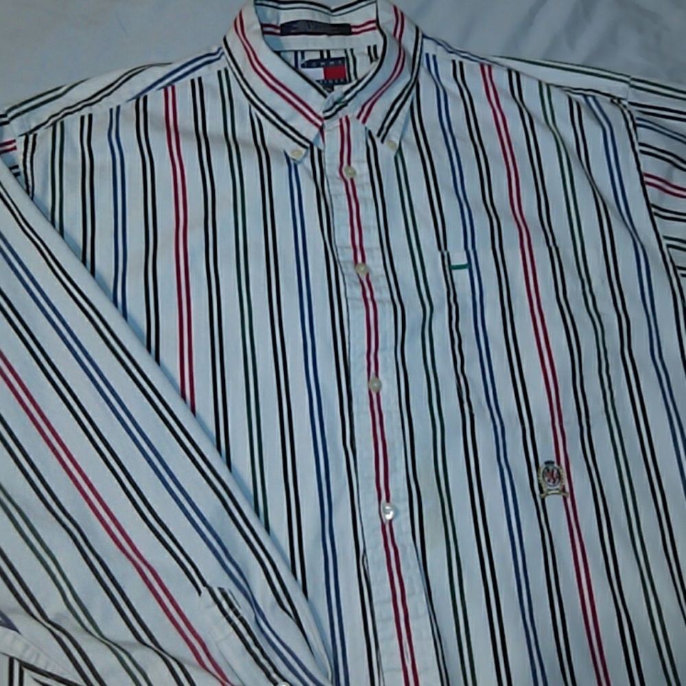 Vtg Tommy Hilfiger Button down